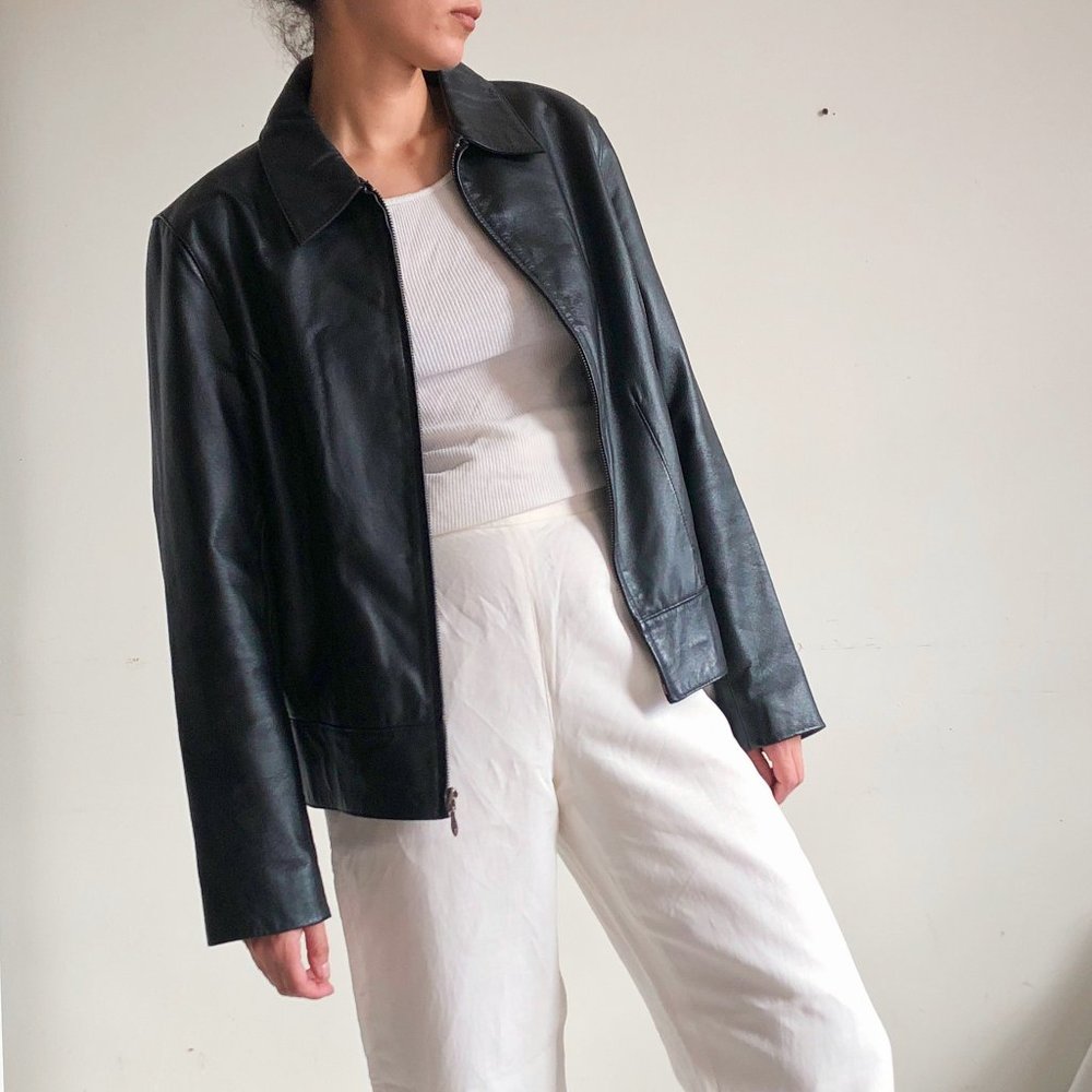 Sold! black moto jacket